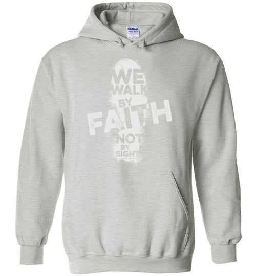 Walk by Faith Hoodie in white