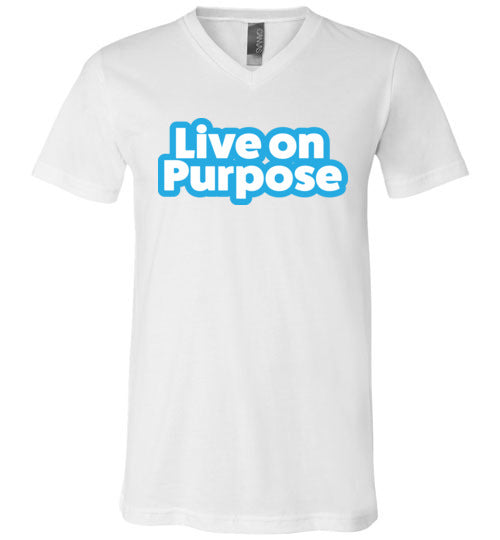 Live on Purpose unisex v-neck